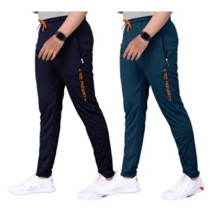 Pinkmint Men Combo Track Pant with Lycra Elastic Jogger Suitable for Active Wear, Jogger Yoga Wear, Sports