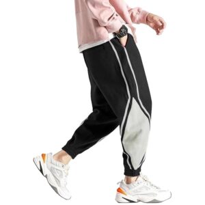 NOBERO Men's Relaxed Fit Mid Rise Jackson Oversized Joggers