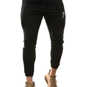 FUAARK Men's Gym & Sports Wear Stretchable Trackpant with Two Zipper Pockets