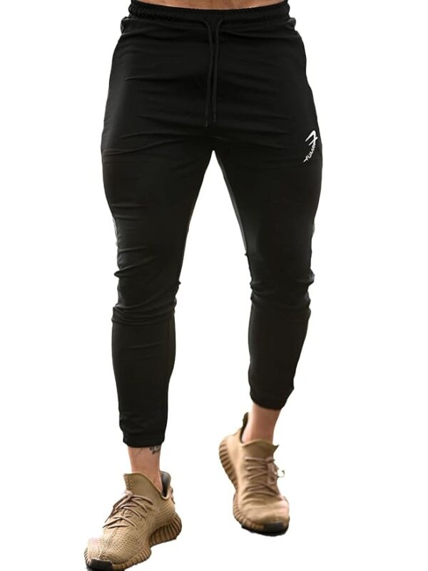 FUAARK Men's Gym & Sports Wear Stretchable Trackpant with Two Zipper Pockets