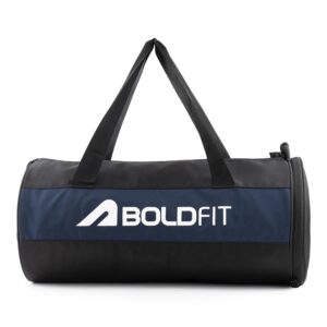 Boldfit Gym Bags for Men with Separate Shoe Compartment Sports for Women Unisex Duffle Bag for Carry & Travel Adjustable for Shoes Towel Duffel Sports...