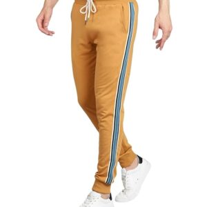 Alan Jones Clothing Men's Slim Fit Mid Rise Track Pant