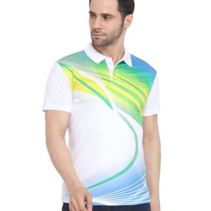 efito Men's Sublimated Polo Tshirt | Polyster Blended | Best for Workout and Sports