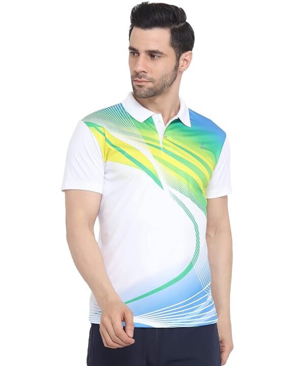 efito Men's Sublimated Polo Tshirt | Polyster Blended | Best for Workout and Sports