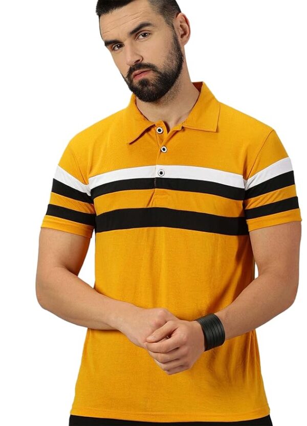 AUSK Men tshirt || Polo Neck Half Sleeve Regular Fit T-Shirts for Mens